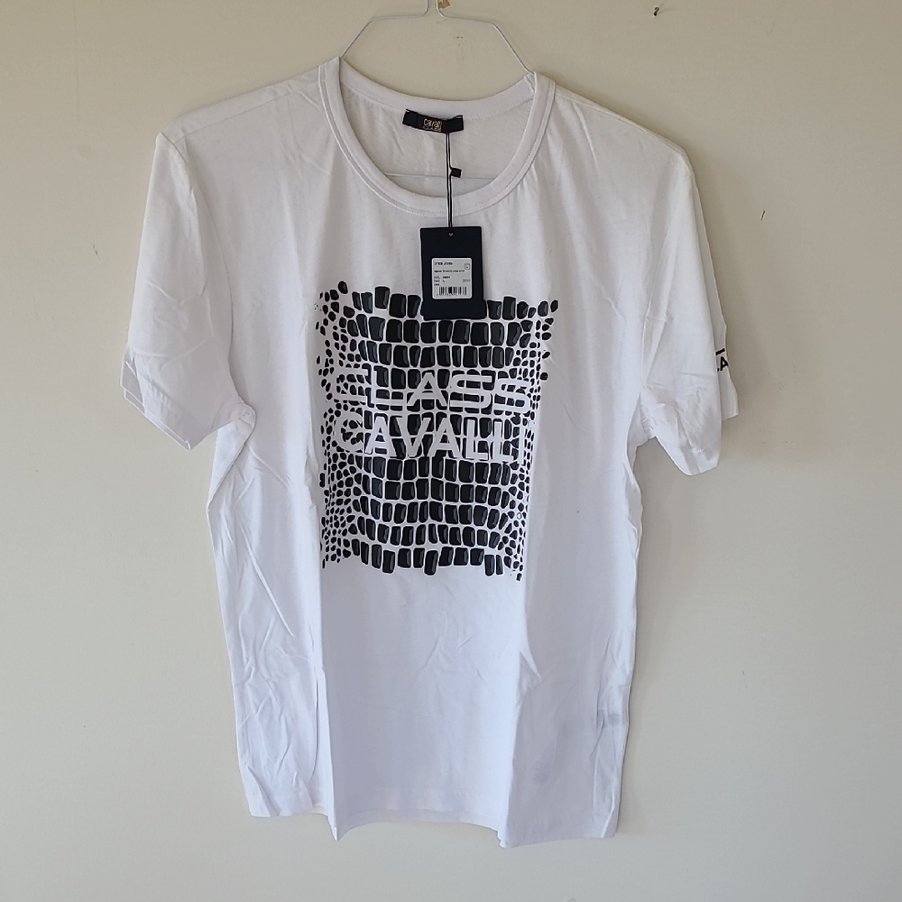 Cavalli Class White T-Shirt for Men